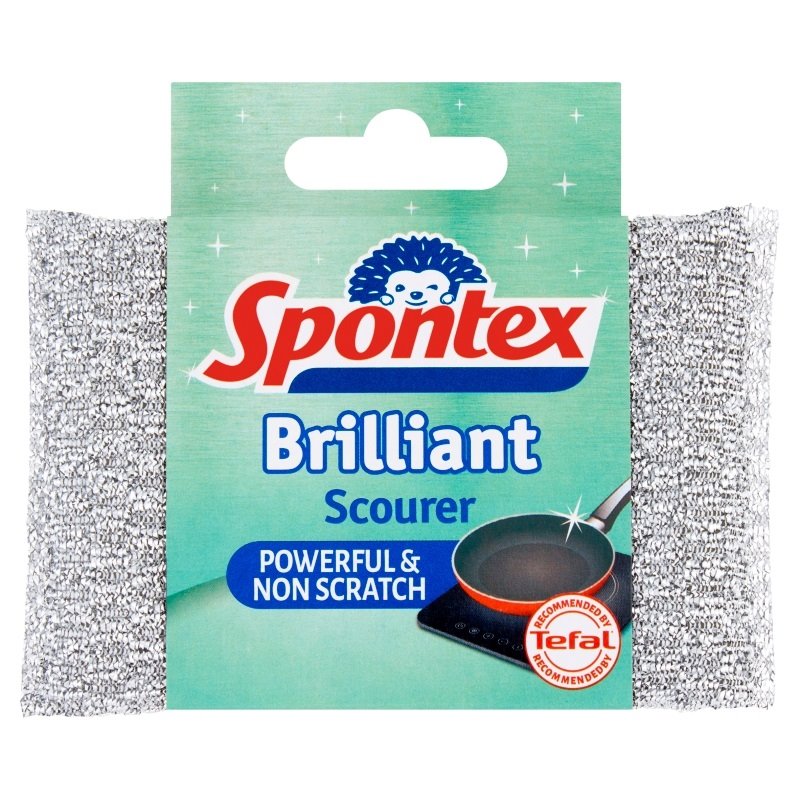 Spontex Brilliang Scourerは強力で、スクラッチではなく、すすぐのが簡単です