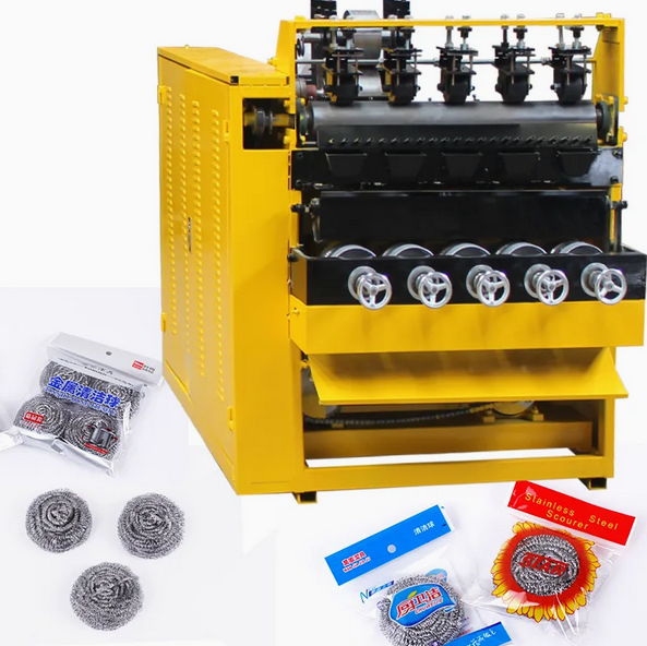 MasterScourer.comのステンレススチールスクラバーメイキングマシン