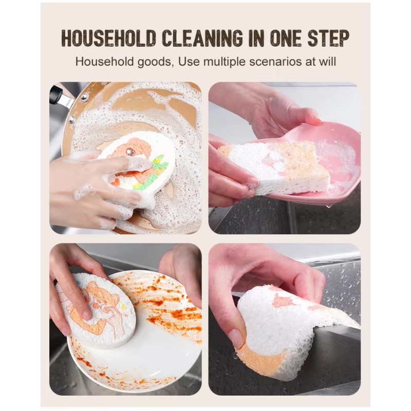 調理器具のための汚れに耐える食器スポンジ