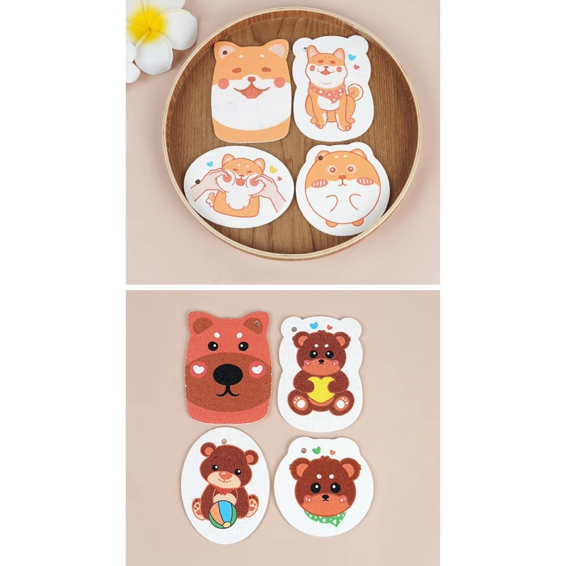 漫画天然木製パルプコットンクリーニングクロス